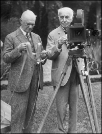 George Eastman and Thomas Edison